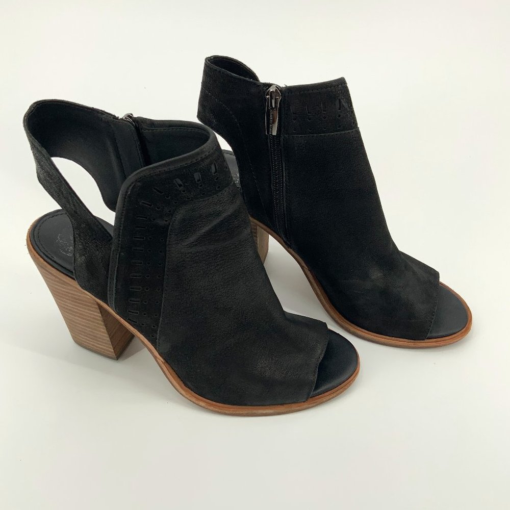 Vince Camuto Kamrina Black Block Heel Bootie